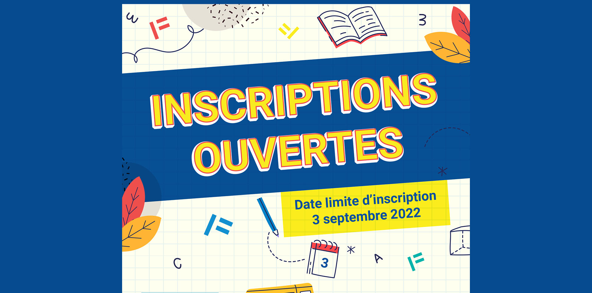 Cours de français : les inscriptions sont ouvertes ! / French courses : registrations are now open !