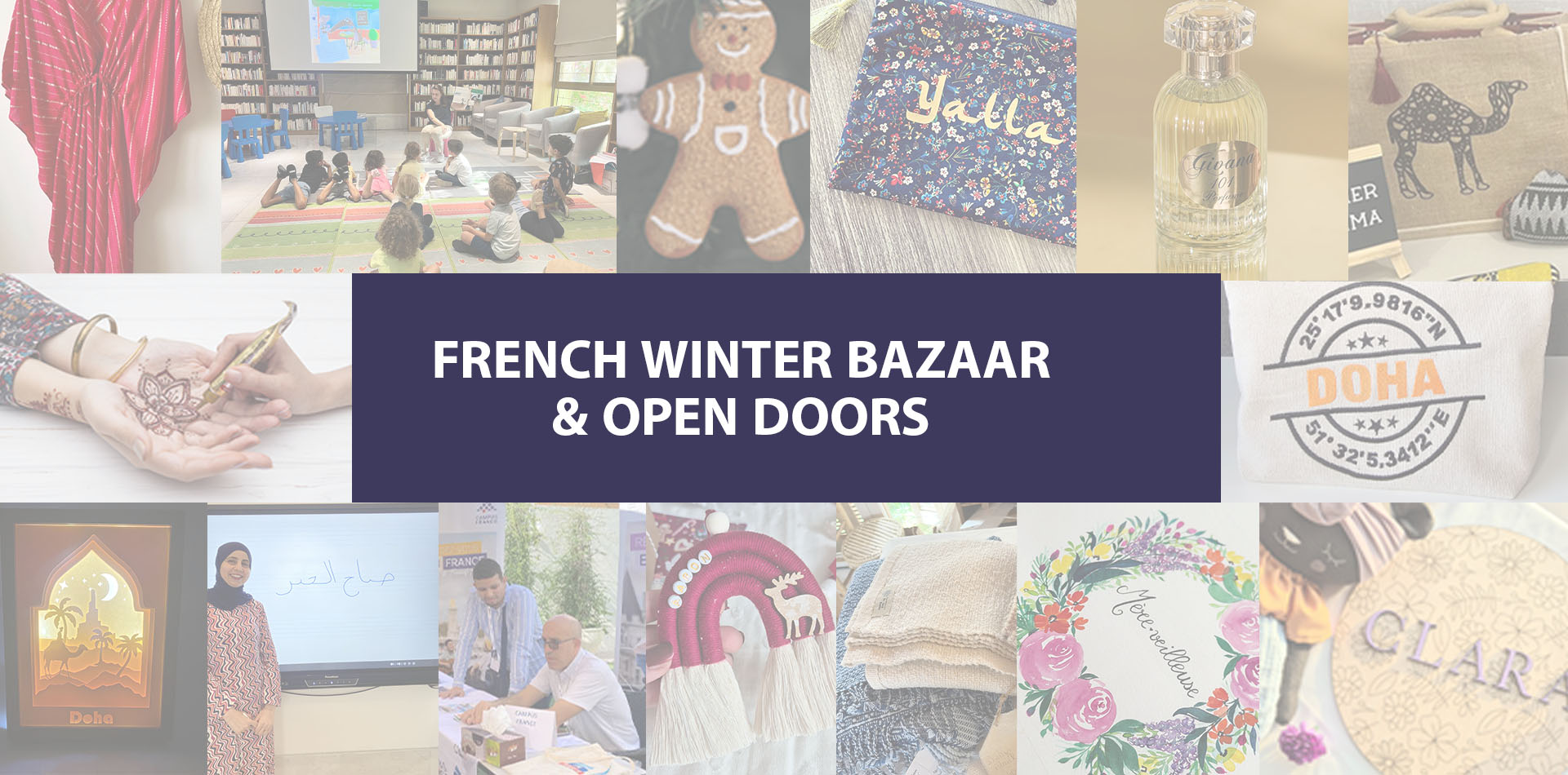 FRENCH WINTER BAZAAR & OPEN DOORS